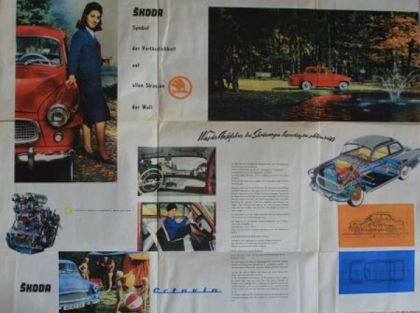 Skoda Octavia Modelprogram 1959 Carbrochure (0931)
